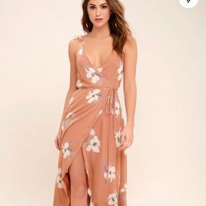 Lulus wrap dress. Only worn once for a wedding